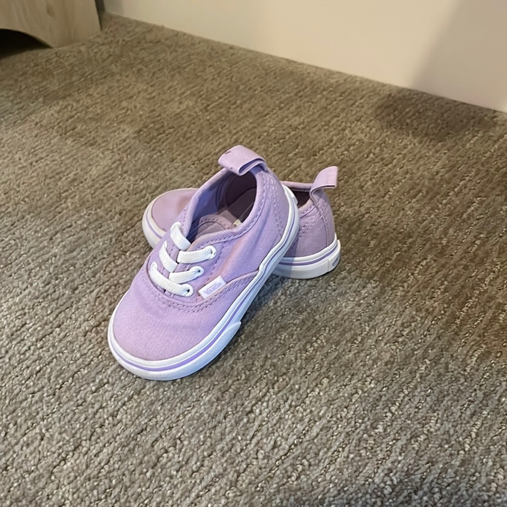 Basically NWOT - Vans Baby Slip On Shoes - Purple - Size 4.5